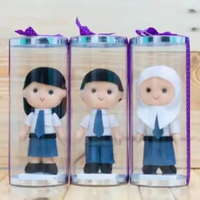 Boneka Flanel Kostum Seragam SMA