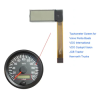 For Volvo Penta Marine Yanmar Tachometer Hour Meter LCD Display &amp; Ribbon