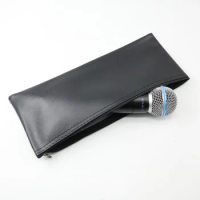 handheld bag for shure SLX24/BT-58 58A Professional UHF Wireless Dual Microphone System Handheld Microphone Leather bags