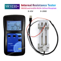 2023 Upgrade YR1030+ 0~45V Battery Internal Resistance Tester 18650 Lithium Nickel Hydrogen Lead Acid Alkaline Battery Tester