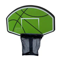 Basketball Hoop for Trampoline Basketball Frame Basketball Backboard Trampoline Attachment for Garden Dunking Kids Boys Girls