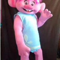 Trolls Mascot costume cartoon character custom for customer party mascot