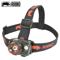 【露營趣】犀牛 RHINO HL-700 強力雙光源變焦LED頭燈 250流明 照明燈 工作燈 登山 露營 戶外探險