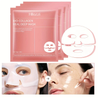 34G/1.19Oz * 4 Collagen Dissolving White Transparent Separation Mask, Moisturizing and Moisturizing,