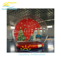 Promotion Christmas Inflatable Snow Globe Human Size Inflatable Dome Snow Globe For Advertising Or Promotion For Sales