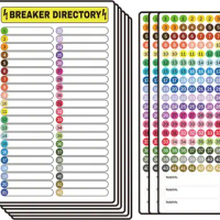 Breaker Panel Labels Circuit Breaker Labels 9 Pcs Circuit Breaker Directory Fuse Panel Marker Sign