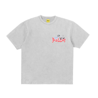 Hoi Polloy - T-Shirt Kaos Grunge (Washed Grey) Fit Unisex Pria Wanita Baju