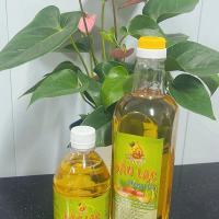 Combo 1 chai 950ml và 500ml dầu lạc ép nguyên chất