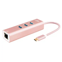 USB Type C Hub USB-C to 4-Port USB 3.0 Hub Adapter Compatible Chromebook Pixel Samsung Mouse Keyboard Flash Driver Thunderbolt 3