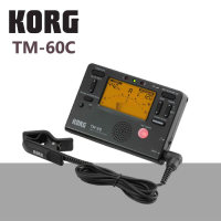 KORG TM-60C調音節拍器+調音夾線/功能齊全/黑