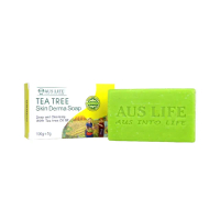 【AUS LIFE 澳思萊】澳洲茶樹精油皂100gX12(零油肌調理淨膚 溫和洗淨健康皂)