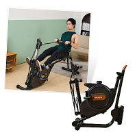 tokuyo 健健美3 in 1全能健身車 TB-345(有氧x重訓一台搞定！在家做腳踏車、划船、重訓)