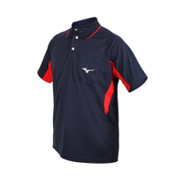 MIZUNO 男短袖POLO衫(免運 吸濕排汗 抗UV 台灣製 慢跑 美津濃 上衣「32TA102114」≡排汗專家≡