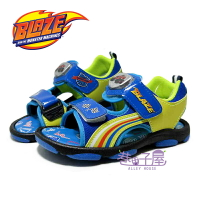 BLAZE旋風戰車隊 童款電燈運動休閒涼鞋 [9297] 綠 MIT台灣製造【巷子屋】