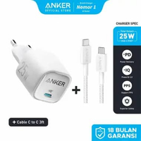 Anker 25W GaN USB C Charger, Compact Support PPS & Fast Charging for Samsung iPhone - A2656 25W GAN+