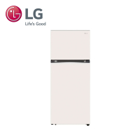 LG樂金 375公升 智慧變頻雙門冰箱 香草白 GN-L372BEN