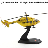 Super value rare 1/72 German BK117 Light Rescue Helicopter Semialloy Collection Model