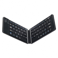 Top sale foldable wireless keyboard rechargeable portable mini wireless keyboard for phone Windows PC