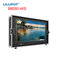 LILLIPUT BM280-4KS 28 Inch DSLR Camera Field Monitor 4K HDR 3D-LUT Display With Carry-on suitcase 4KS Video Photography Monitor