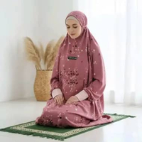 Mukena Manset yabasmah | mukena terusan Hadramaut mehrima navy Jumbo