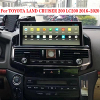 12.3" Android 10 Car 2 Din GPS Radio GPS Navigation Head Unit For TOYOTA LAND CRUISER 200 LC200 2016-2020 Car Autoradio Player
