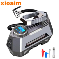For Xiaomi Portable Air Compressor 150 Psi 12V DC Car Tire Pump With Digital Pressure Gauge Auto Bright Emergency Flashlight