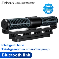 Jebao Jecod 2024 New DCW Series Bluetooth Cross-flow Pump Aquarium Fish Tank Circulating Flow Pump App Control DC Water Pump