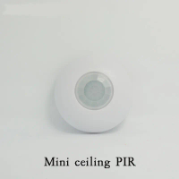 (1 PCS) free shipping 360 degree Mini wired indoor ceiling Motion sensor PIR alarm NC NO options Hom