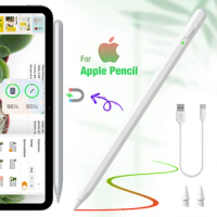 Stylus pen for ipad Apple Pencil 2nd Generation white iPad Pencil with Palm Rejection Stylus pen Compatible with iPad 10/9/8/7/6