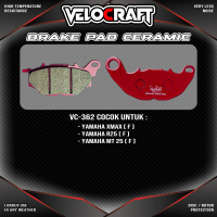 VELOCRAFT Kampas Rem Cakram Motor Ceramic VC-362 Brake Pad Kaliper Depan Front Yamaha XMAX YZF-R25 Y