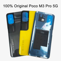 100% Original For Poco M3 Pro 5G Battery Back Cover,Back Cover Door For Xiaomi Poco M3pro, Replacement Rear Housing Cover