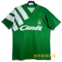 Áo đấu cổ điển retro của đội khách Liverpool mùa giải 1991–92, áo bóng đá tay ngắn, phiên bản Thái L