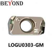 BEYOND LOGU 0303 LOGU0303-GM H01 Machine Carbide Metal Lathe Turning Cutting Tool Fast Feed Inserts For Processing Aluminum Cnc