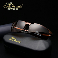 戶外cookshark/庫克鯊魚偏戶外光眼鏡 男太陽眼鏡 墨鏡司機鏡8808
