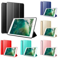 For New IPad 9.7 Inch 2017 2018 Case Model A1822 A1823 A1893 A1954 Soft For Ipad 9.7 Case Smart Cover Auto Sleep Ipad Cover