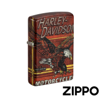 【Zippo】Harley-Davidson振翅紅鷹防風打火機(美國防風打火機)