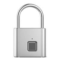 Smart Fingerprint Lock Keyless USB Charging Door Lock Smart Padlock Quickly Unlock Zinc Alloy Cabinet Lock