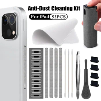 Metal Speaker Dustproof Net For iPad 11 12.9 Air4 10.9 Polishing Cloth Screen Cleaner Spray AntiDust Cleaning Tool For Apple New