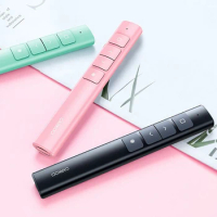 Multifunctional Rechargeable Wireless Presentation Clicker Powerpoint USB Remote Control Flip Pen Laser Projection Pointer Pen