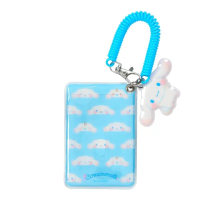 【小禮堂】Sanrio 三麗鷗 大耳狗 PVC卡套附彈簧扣 軟綿綿臉頰(平輸品)