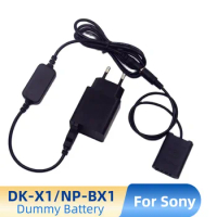 NP-BX1 NP BX1 Dummy Battery QC3.0 Charger USB to DC Cable Fit for Sony ZV1 Cybershot DSC-RX1 RX1R RX100 II III VI Digital Camera
