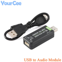 USB to Audio Card Module Sound Voice for Raspberry Pi 3B Plus 4 4B 8GB/ Jetson Nano B01 A02 Micropho