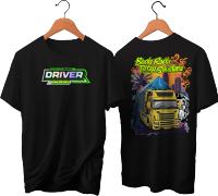 Kaos Driver Dan Cumi-Cumi Darat Pria dan Wanita Bahan Katun Viral
