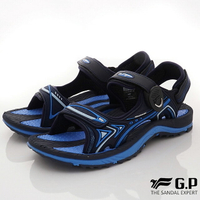 GP 涼拖鞋-磁扣雙絆帶排水涼鞋款G2396W-20藍(男段)