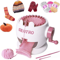 SENTRO Knitting Machine 22 Needle Knitting Machines Smart Circular Crochet Machine Circular Knitting