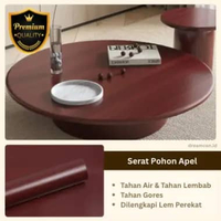 Stiker Kayu PVC Sheet Sticker Pelapis Furniture 1,2M X 10M Wall Sticker Motif Taco Sheet Serat Pohon