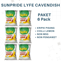 Sunpride Lyfe Cavendish Keripik Pisang Chilli Lemon 55gr Non MSG Non Pengawet Snack Sehat