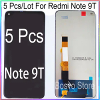 Wholesale 5 Pieces/Lot For Xiaomi Redmi Note 9T LCD screen display with touch assembly for Redmi Note9T