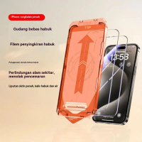 Pelindung Skrin Kaca Bajaan, Sesuai untuk iPhone 16, Pro, Pro Max, Plus, Perlindungan Privasi, Kabin