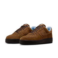 NIKE 休閒鞋 男鞋 運動鞋 麂皮 AF1 AIR FORCE 1 07 棕 IB4617-222